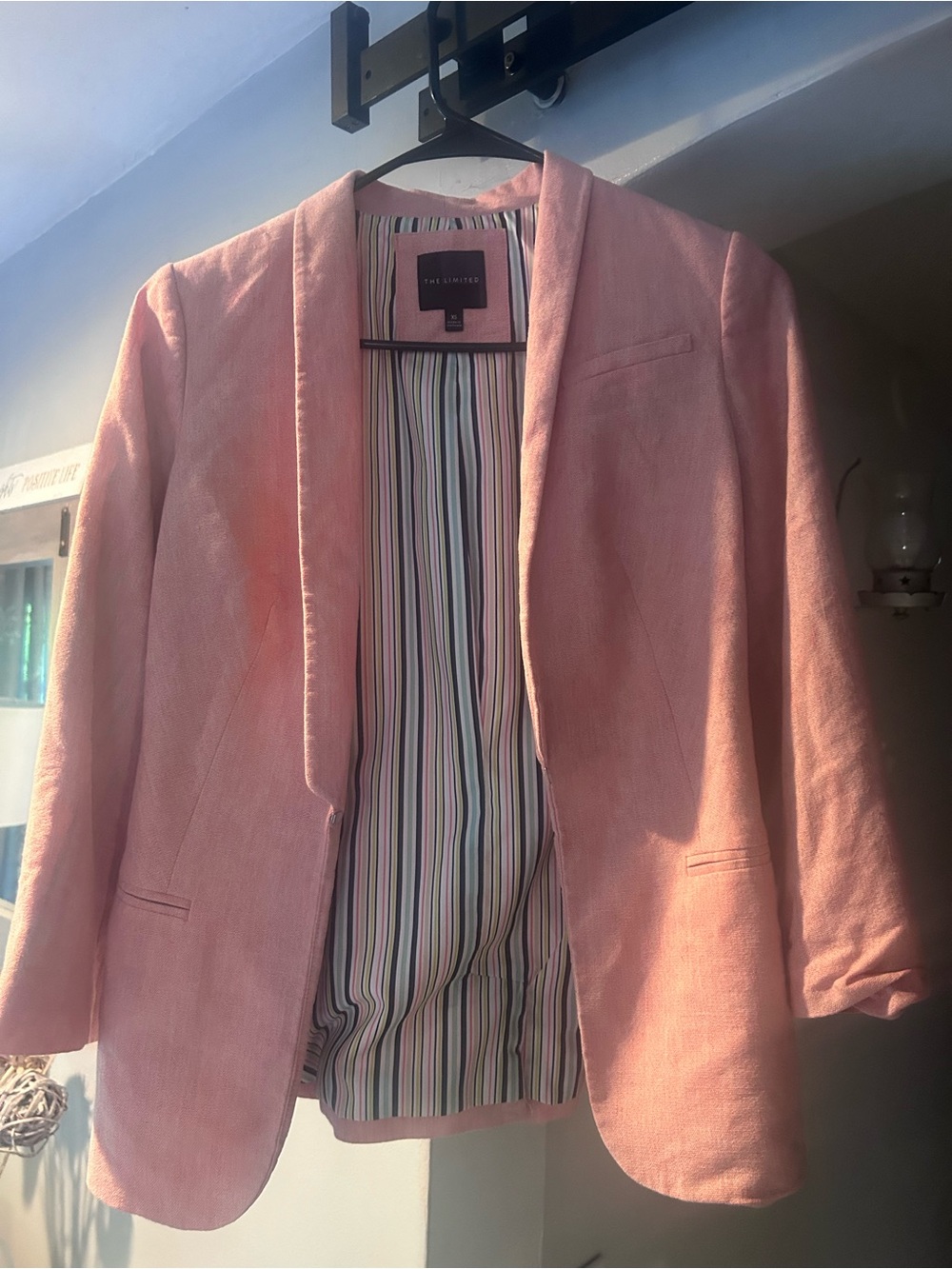 The Limited Pink Open-Front Women's Blazer